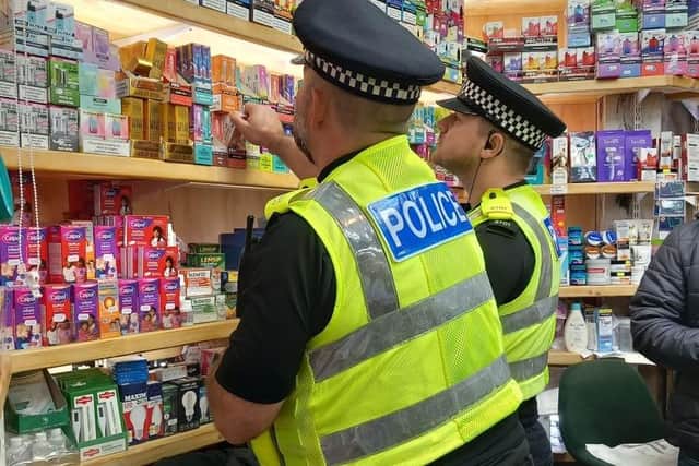 Officers on the operation