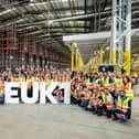 Staff at the new Amazon warehouse in Peterborough