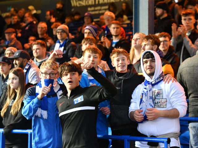 Posh v Port Vale fans gallery