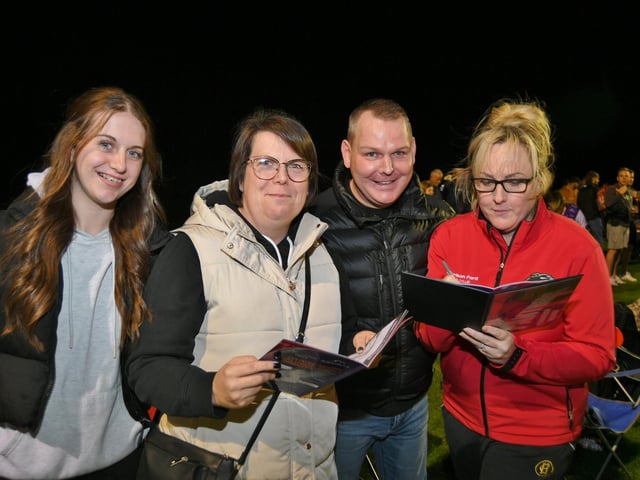 Fans at the final meeting.