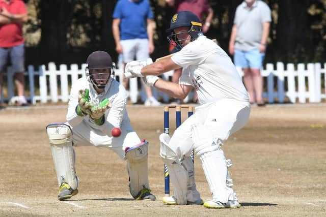 Action from Market Deeping v Bourne last seasoin. Photo: David Lowndes.
