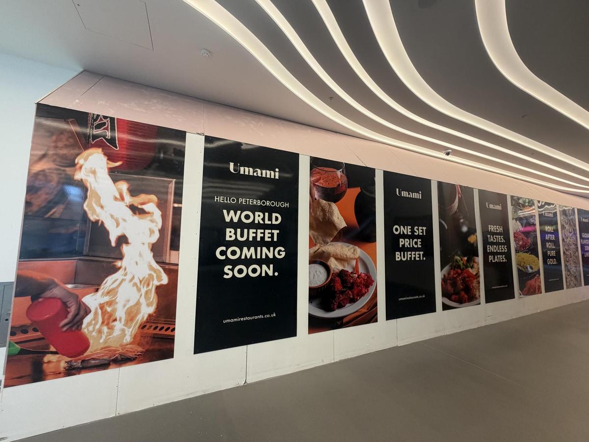 Photos show construction work in Peterborough’s Queensgate Shopping Centre ...