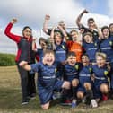 Eye Juniors FC in their new kit.