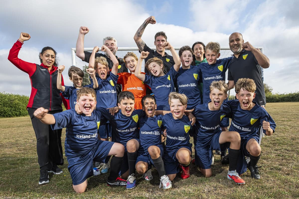 Big pre-season win for Eye Juniors FC as they win brand new team kits from ...