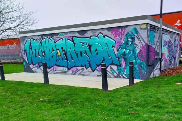 Wimblington Parish Council received a grant to commission a street/graffiti artist.