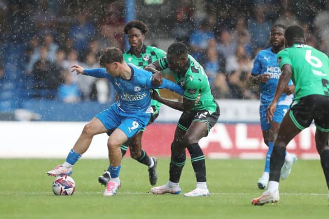 Chris Conn-Clarke could line up for Peterborough United against Bristol Rovers. Photo: Joe Dent.
