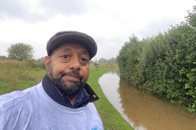 Community Fundraiser, Asif Shaheed, at Ferry Meadows Country Park where the event was to be held