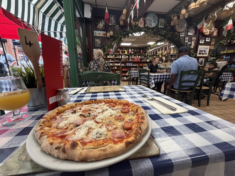 The most important part of a pizza is the base, and the Napoli certainly passed with flying colours