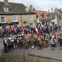 The  Siege of Crowland Abbey - The Sealed Knot society in the town for the re-enactment in 2017