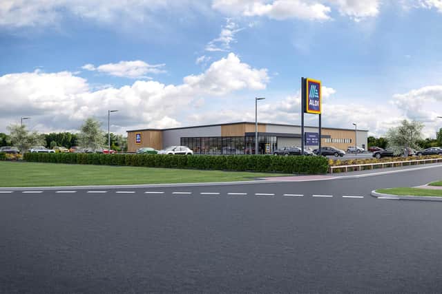 A CGI image of what the store could look like. Pic: Aldi