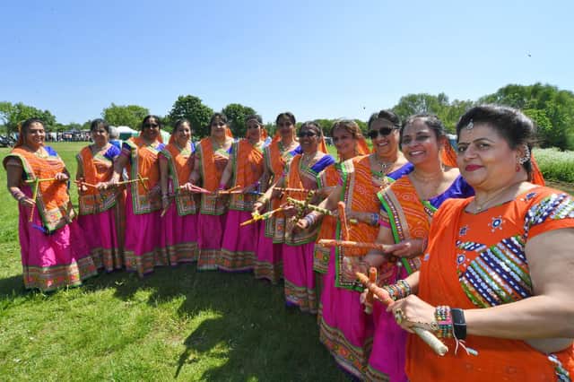 Bharat Hindu Samaj dancers in the Big Top line-up