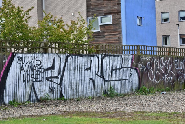 Graffiti around Peterborough City -  around London Road