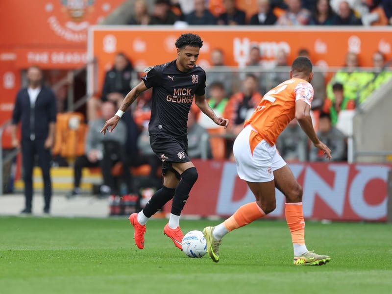 His commitment was strong at Blackpool even if his form was iffy. A strong runner on the left wing who won't shirk the physical challenge.