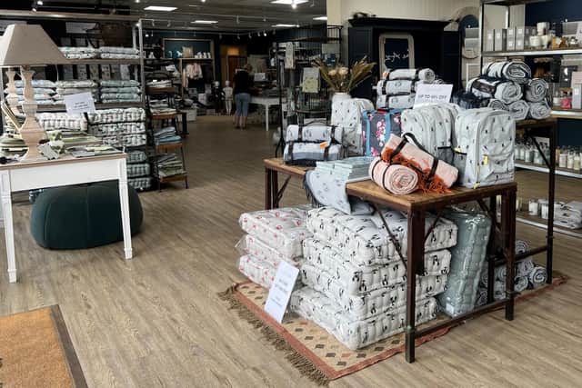 The interior of the Sophie Allport shop in Bourne which has been turned into an outlet store with 40 per cent off everything.