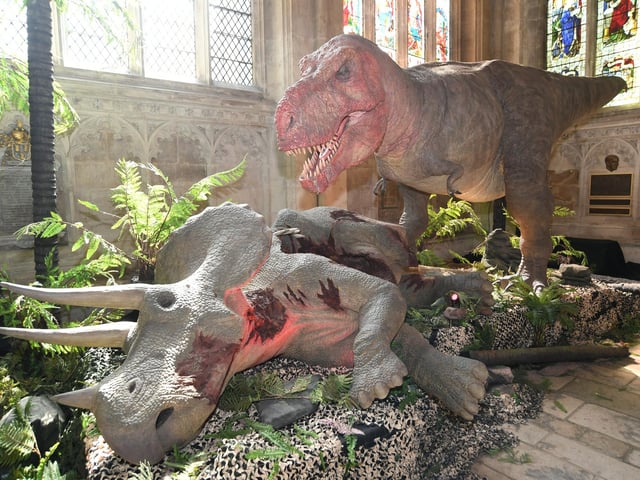 The exhibition asks- was T-Rex a ruthless predator or a scavenger?