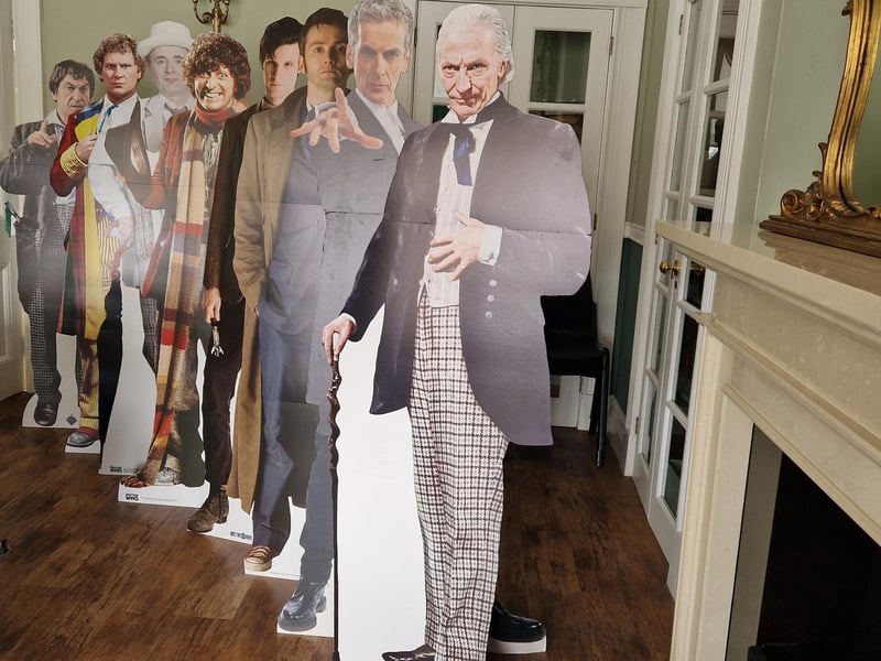 Just some of the Doctor's former faces.