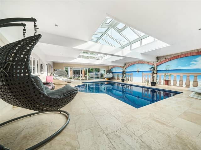 The property offers an indoor swimming pool