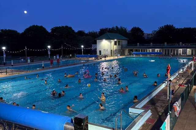 The midnight swim