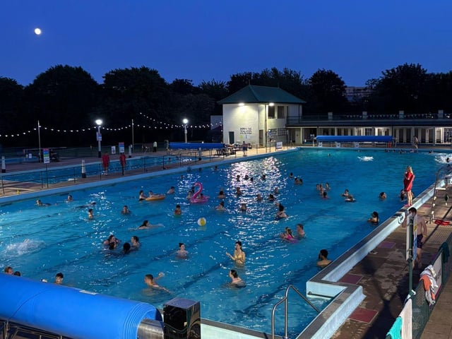 The midnight swim