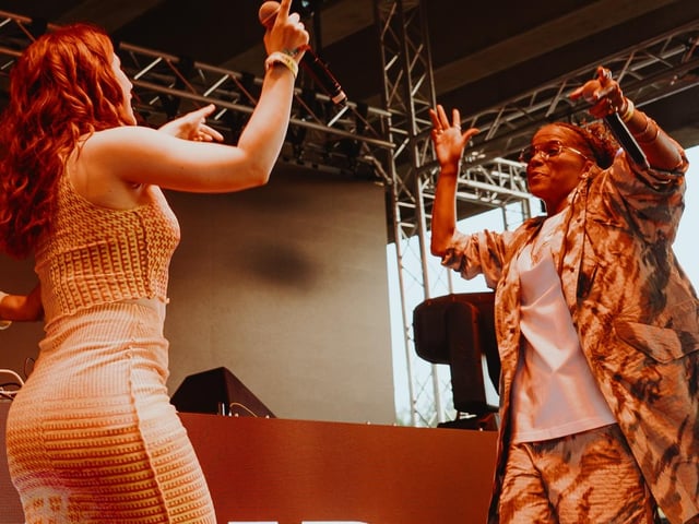 Katy B and Ms Dynamite at The UNDER weekend, August 16 and 17 under the Nene Parkway Flyover