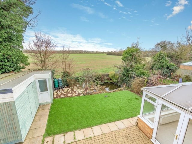 A view of the rear garden