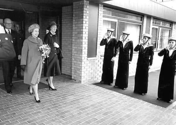 The Queen opening The Cresset in 1978