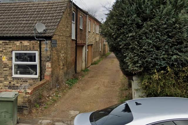 The garages in question