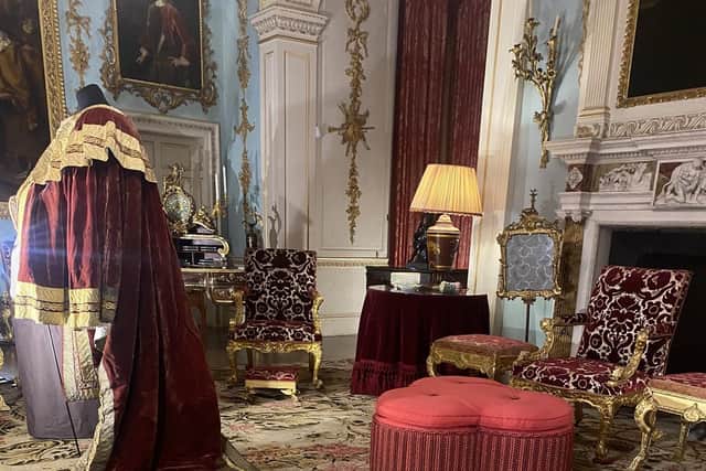 The Grimsthorpe Castle exhibition