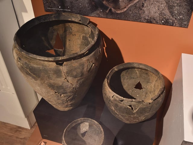 Must Farm exhibition at Peterborough Museum.