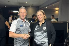 Mark Gray (left).