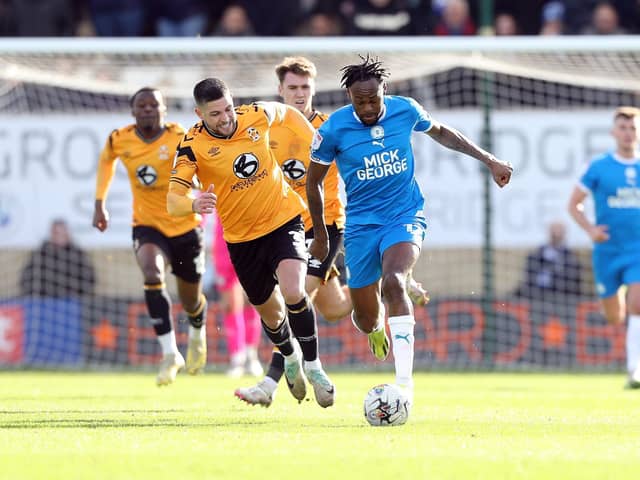 Ricky-Jade Jones in action for Posh. Photo Joe Dent/theposh.com