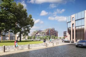 This image shows how the Northminster development should appear once completed. The value of the site has just been increased from £1.5 million to £4.5 million.