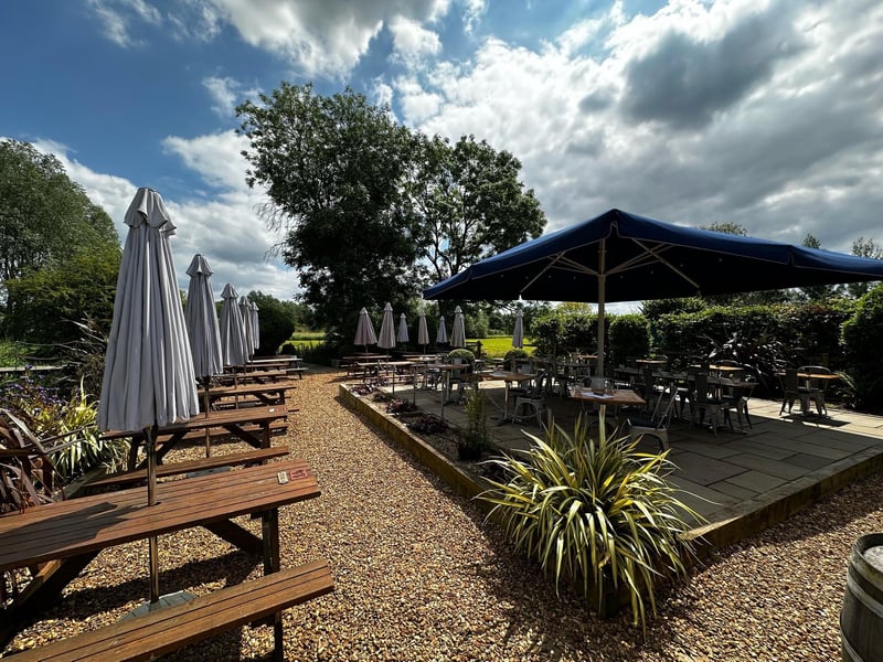 The dining garden at Oundle's Tap and Kitchen
