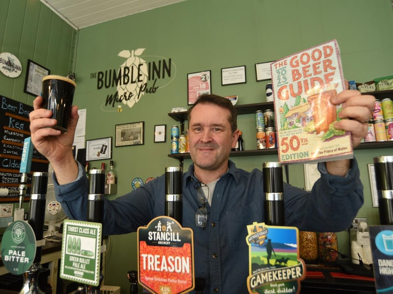 Tom Beran, licensee of the Bumble Inn, Westgate