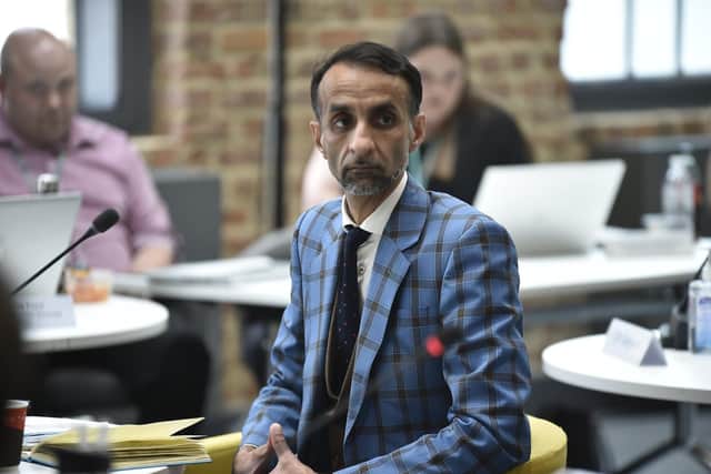 Peterborough City Councillor Labour leader Shaz Nawaz (image: David Lowndes)