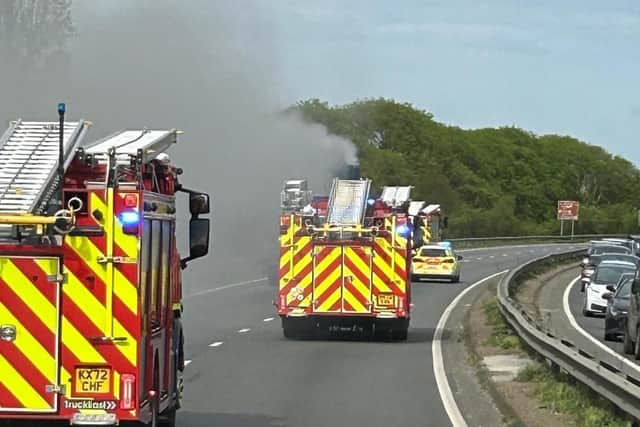 The fire started accidentally. Photo: Cambs Fire and Rescue