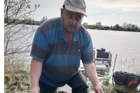 Shaun Conley, winner of the Peterborough and District Angling Association Charity Shield for 2020, a charity match on Ferry Meadows which hooked thousands of pounds for charity including Sue Ryder Thorpe Hall Hospice.