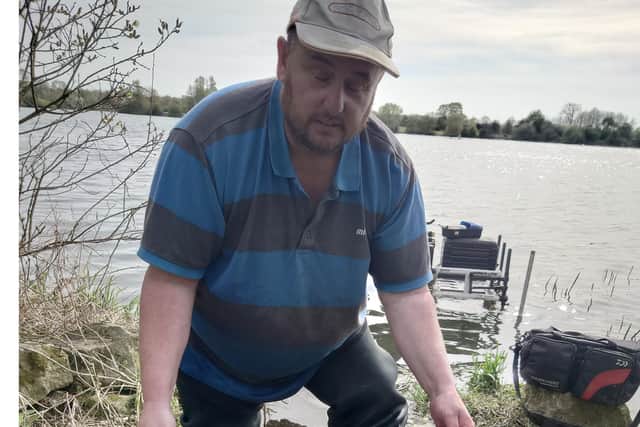 Shaun Conley, winner of the Peterborough and District Angling Association Charity Shield for 2020, a charity match on Ferry Meadows which hooked thousands of pounds for charity including Sue Ryder Thorpe Hall Hospice.