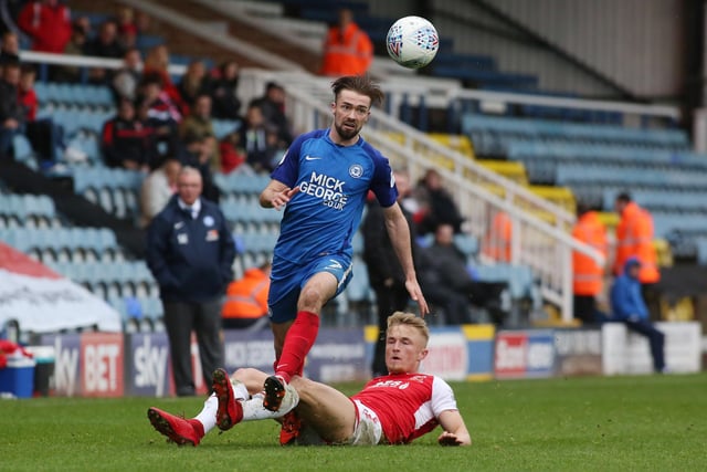 Sold to Ipswich for an undisclosed fee after 74 Posh appearances (16 goals) between June 2016 and June 2018. Edwards would have racked up even more impressive figures if he hadn't picked up a couple of serious injuries during his time at London Road. Edwards, who is a wing-back in this line-up, moved to Ipswich, then of the Championship, and he's now back in the second tier with League One champions Wigan for whom he played 43 times last season.