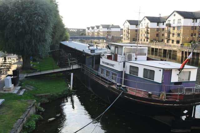 Charters Bar, in Town Bridge, just off London Road
