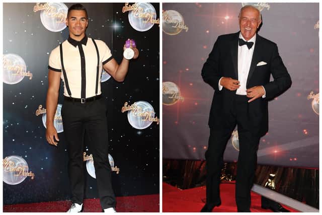 Peterborough gymnast Louis Smith has paid tribute his former dancing judge, Len Goodman (images: Getty).