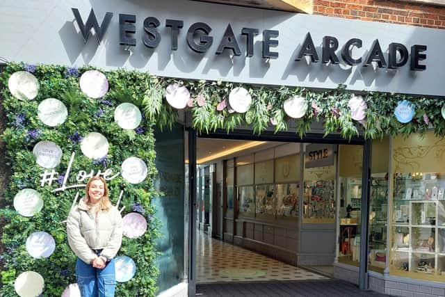 Retailers in Westgate Arcade in Peterborough are championing a Love Local campaign.