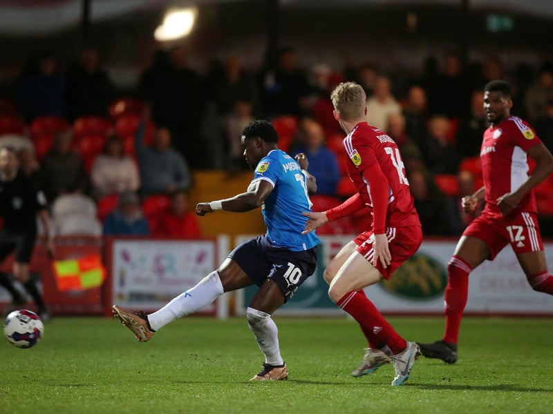 When he plays well, Posh do well. He is so important to how Posh play and will need to get involved to get Posh into the play-offs.
