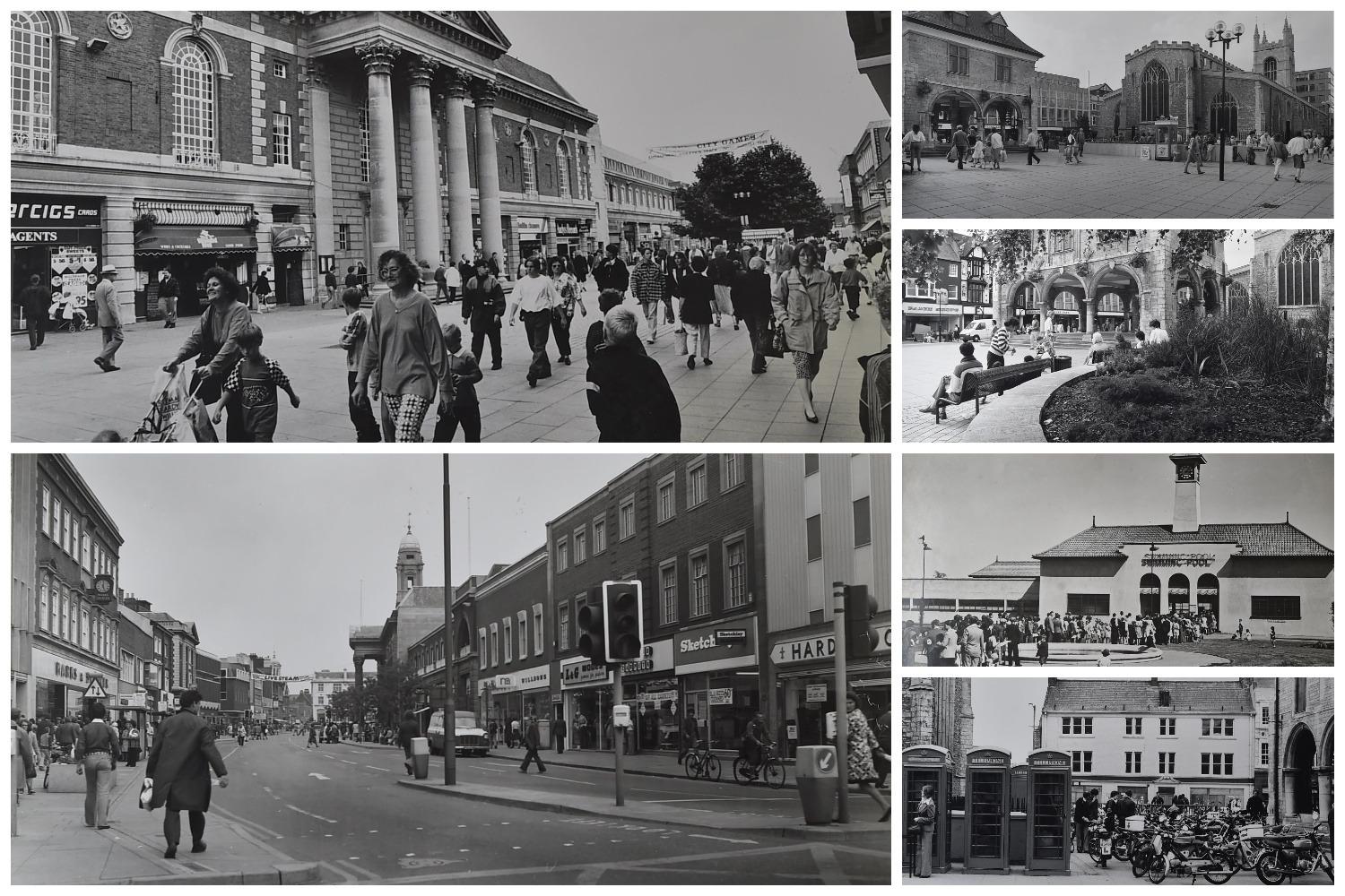 Looking Back: Out and about in Peterborough city centre