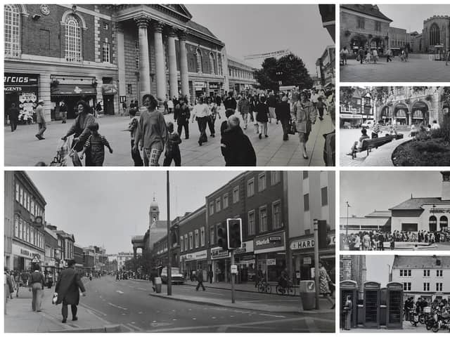 Peterborough city centre in years gone by