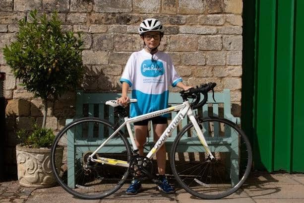 John Robinson, who completed a 50 mile cycle in memory of his uncle