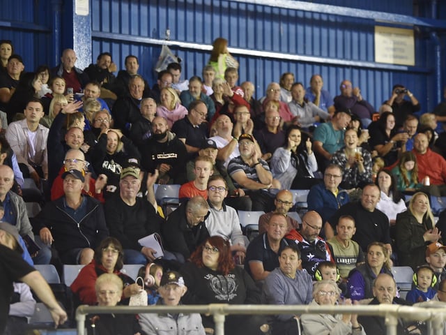 Fans in the stand