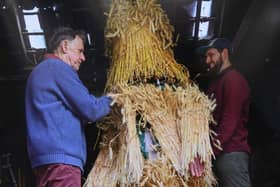 The exhibition celebrates the Straw Bead festival