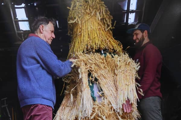 The exhibition celebrates the Straw Bead festival