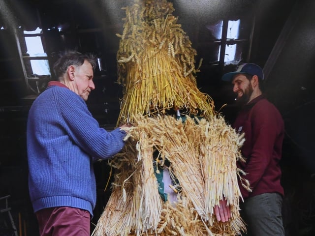 The exhibition celebrates the Straw Bead festival